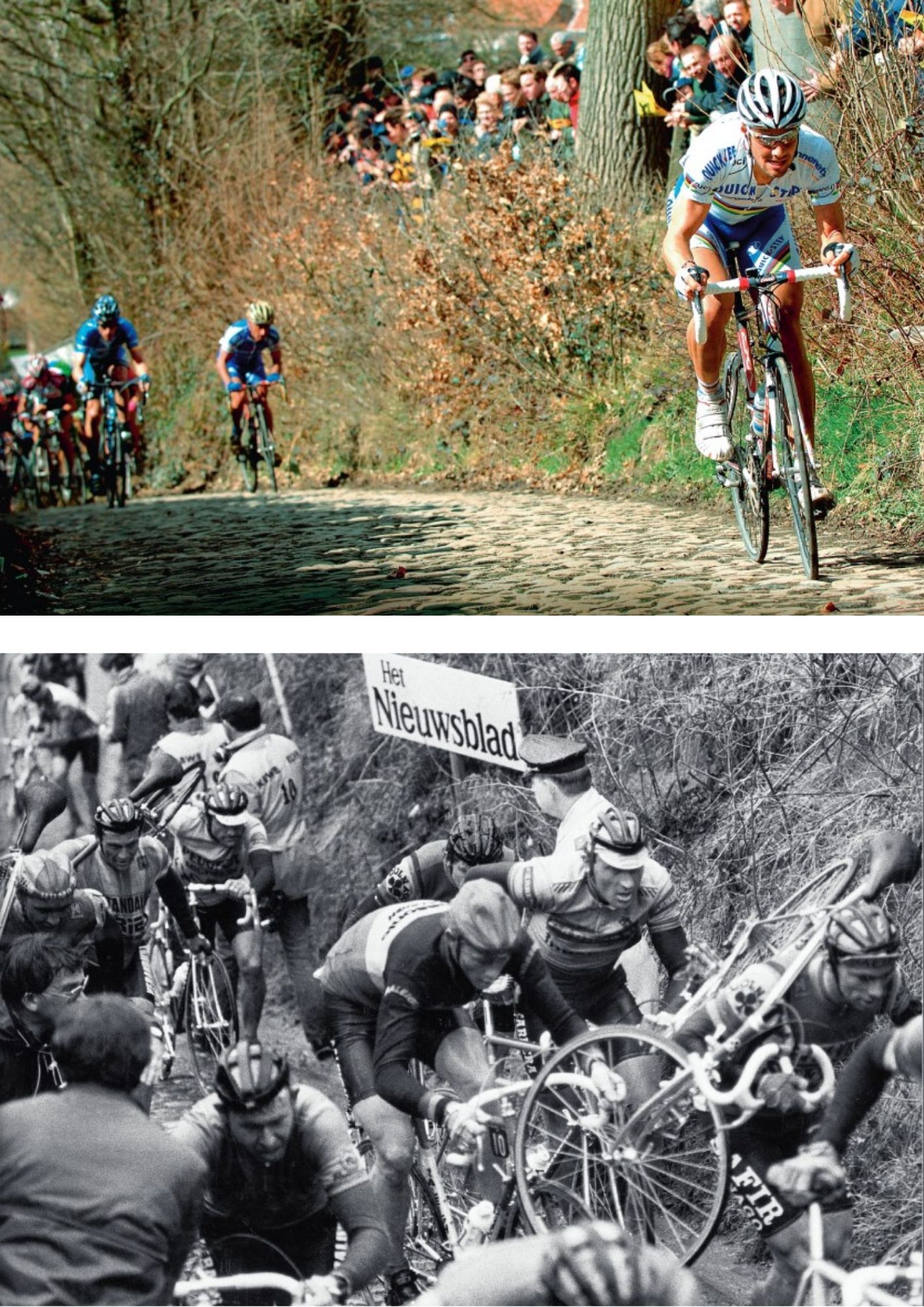 foto's wielrenners koppenberg