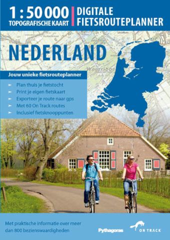 Digitale fietsrouteplanner Nederland (4 dvd's) | Uitgeverij Lannoo