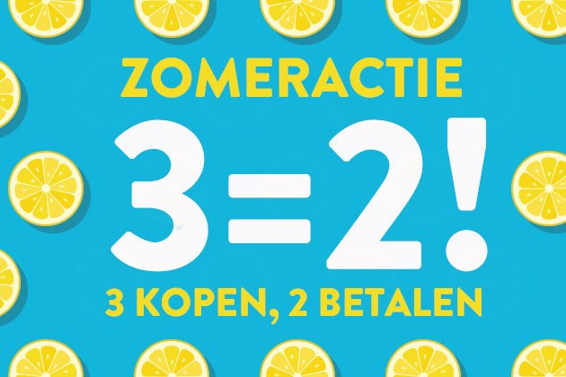 zomeractie kinderboeken 3=2