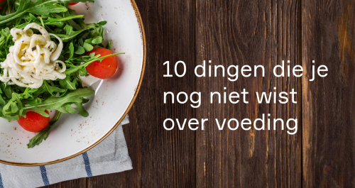 voeding weetjes feiten